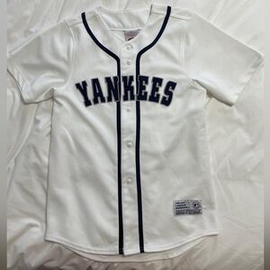Authentic MLB NEW YORK Yankees Button-Front Baseball Jersey